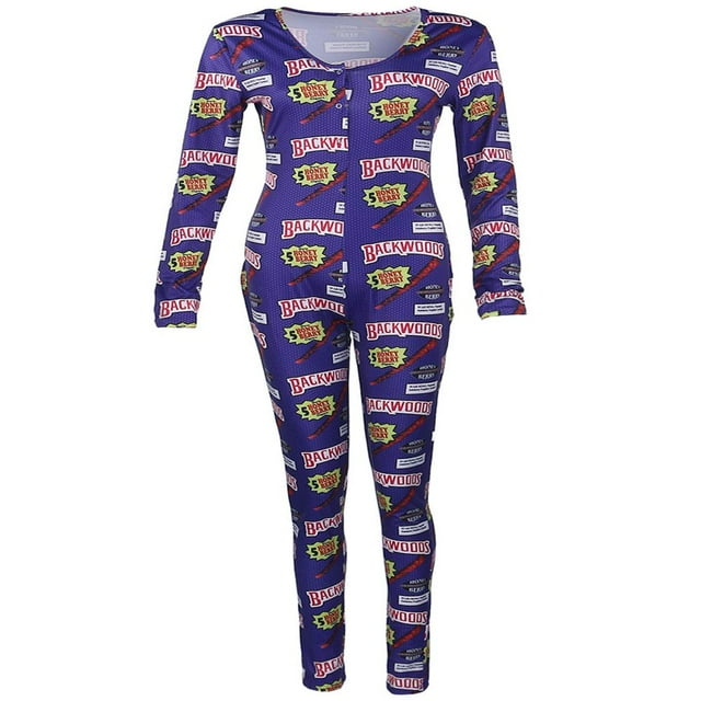 Pyjama une Pièce pour Femmes Imprimé Dessins Animés Combinaison