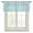 Green, variant on Abstract Blue Semi Sheer Valance Curtains Rustic Farmhouse Minimalist Blue Teal Vertical Striped Lines Voile Valances Curtain Rod Pocket Small Window Treatment for Kitchen Bathroom Cafe 42"x12"