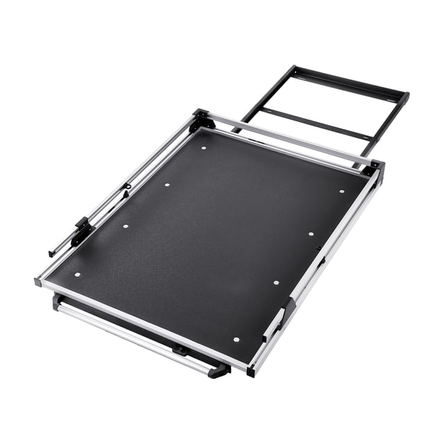 KFFKFF Sliding Truck Bed Organizer, 68 x 48-Inch Heavy Duty Truck Bed Storage Drawer with 1000 lbs Capacity, Features 6 Movable Rings for Securing