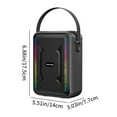 thumbnail image 3 of Bluetooth Speakers,Wireless TWS Portable Speaker with Lights,Loud Subwoofer Stereo Sound,Bassup Technology,1200mAh Long Playtime for Outdoor Party, 3 of 7
