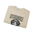 thumbnail image 3 of Adult Women Aussiedoodle Mama Crewneck Sweatshirt Miniature Aussiedoo Shirt, 3 of 4