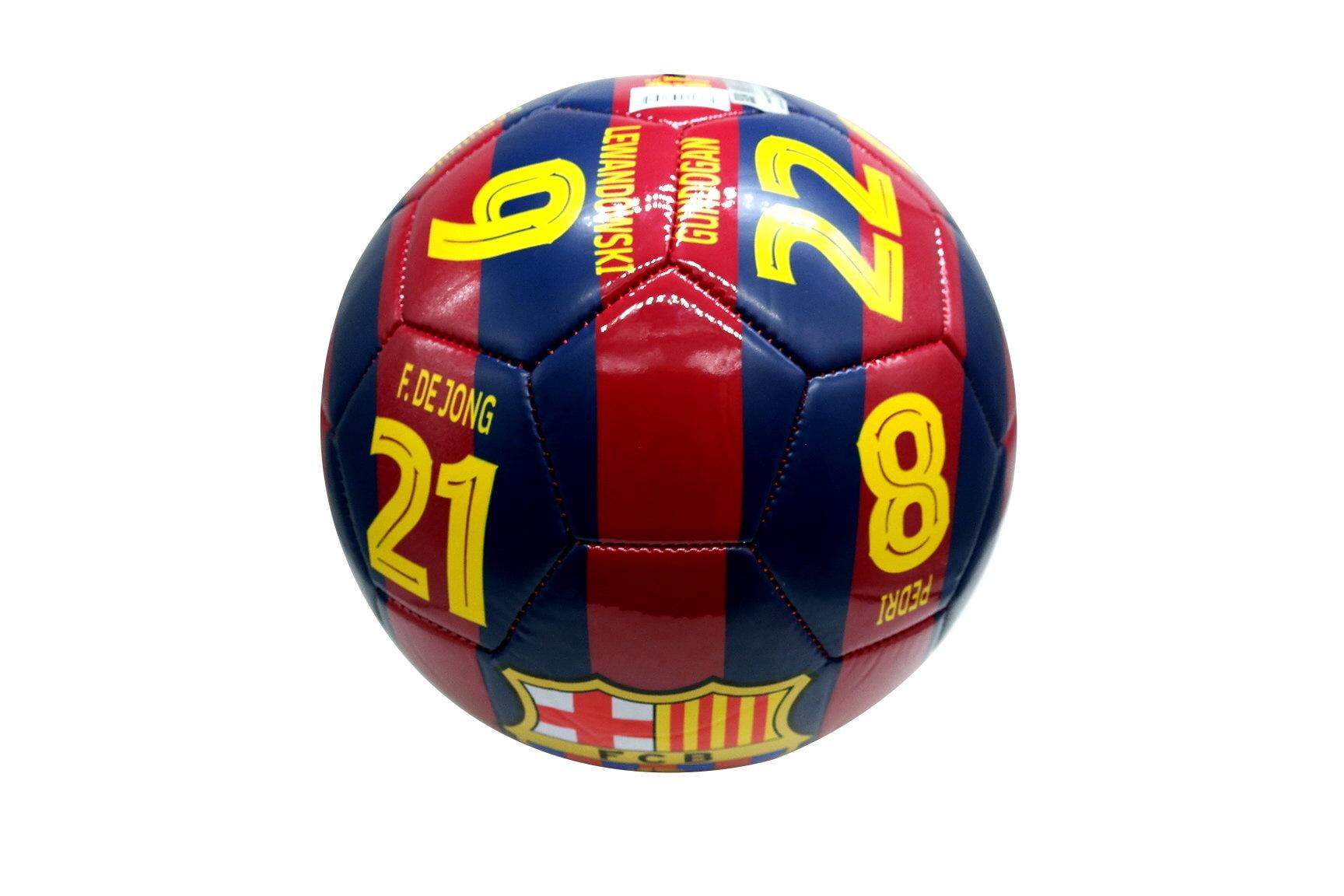 Icon Sports FC Barcelona Soccer Ball Official Licensed Player Number Ball 06 [Size 5]