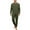Army Green, variant on yuCgh Men's Pajama Set with Long Sleeve and Long Pants, Two-Piece Henley Collar Design for Comfortable Sleepwear, Breathable and Soft for Nighttime Lounge,Army Green L