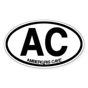 CafePress - Ambergris Caye - Sticker (Oval)