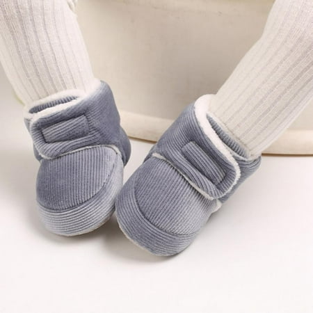 

High Quality! 0-18M Baby Warm Boot Frist Walkers Shoes Soft Sole Sneakers Shoes 7 Colors