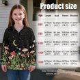 thumbnail image 7 of Uorisanigo Kids Girls Sweatshirt Oversized Quarter Zip Up Sweatshirts School Aesthetic Mushroom Long Sleeve Pullover Top Drop Shoulder Cropped Pullover Hoodies Fall Clothes, 7 of 7
