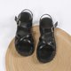 thumbnail image 1 of Sandalias de gladiador de tacón alto que combinan con todo, zapatos de plataforma de tacón grueso sexis con punta abierta y cabeza redonda para mujer, sandal38 de verano Gao Jinjia LED, 1 of 1