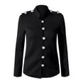 thumbnail image 4 of JUMESG Womens Blazer Women's Casual Band Jacket, Fall Fashion (Black,XXL), 4 of 5