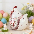 thumbnail image 6 of Easter Chicken Ceramic Jar, Creative Storage Canister, Cute Countertop Decor for Home & Kitchen, 6 of 6