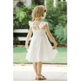 thumbnail image 4 of Younger Tree Baby Girl Dress Kid Summer Clothes Sleeveless Flower Beach Boho Princess Sundress for 5-6T, 4 of 7
