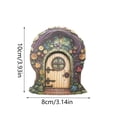 thumbnail image 3 of Great promotion! Fairys Doors For Trees Outdoor Miniature Fairys Door For Tree Decoration Fairys Garden Accessories, 3 of 5