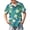 #A03-Turquoise, variant on Abcomgle Boys Button Down Shirt Size 10-12 Cartoon Floral Print Beach Shirts for Boys Button Down Short Sleeve Holiday Hawaiian Clothes for Boys,Ginger,12-13Years