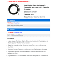 thumbnail image 2 of Door Window Glass Run Channel - Compatible with 1964 - 1972 Chevy El Camino 1965 1966 1967 1968 1969 1970 1971, 2 of 2