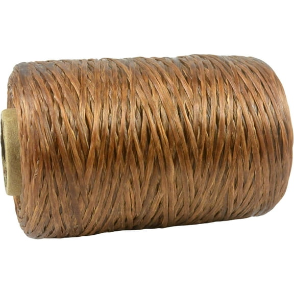 Kulay Artificial Deer Sinew Brown Waxed Flat Poly Thread for Beading Craft and Sewing (5-Ply, 300 Yards) Free Shipping