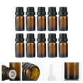 thumbnail image 2 of 20pcs 10ml Glass Essential Oil Bottles Cosmetic Storage Container Brown Bottles, 2 of 5