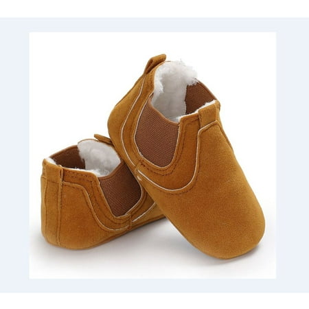 

Gueuusu Boys Girls Soft Sole Shoes Anti-slip Prewalker Boots Cute Shoes