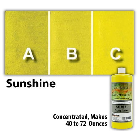 - Concrete Resurrection Eco and Environmentally Friendly Concrete Stain Sunshine Yellow