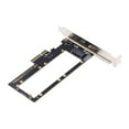 thumbnail image 2 of Chenyang PCI-E 4.0 4X Host Adapter to NVMe Ruler 1U GEN-Z EDSFF 9.5mm 15mm 25mm Thickness Short SSD E1.S with Heat Sink PM9A3 PM9D3 P5801X Carrier Adapter, 2 of 9