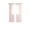 Pink-PK-home supplies, variant on MORESEC Home Semi Sheer Curtain Panels for Bedroom 98 Inch Long - Linen Window Drapes Light Filtering Rod Pocket Voile 39x98in Home Decor