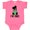 Hot Pink, variant on Inktastic 1st Birthday Cactus Cute Girls 1 Year Old Girls Baby Bodysuit