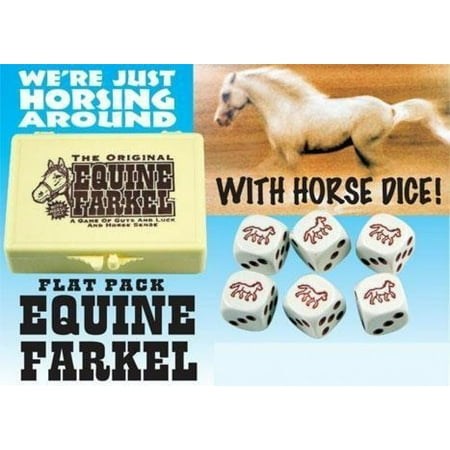 Farkel Flat Pack Equine Horse Dice, One of the world's best dice games By Legendary (Best Game Of Horse)