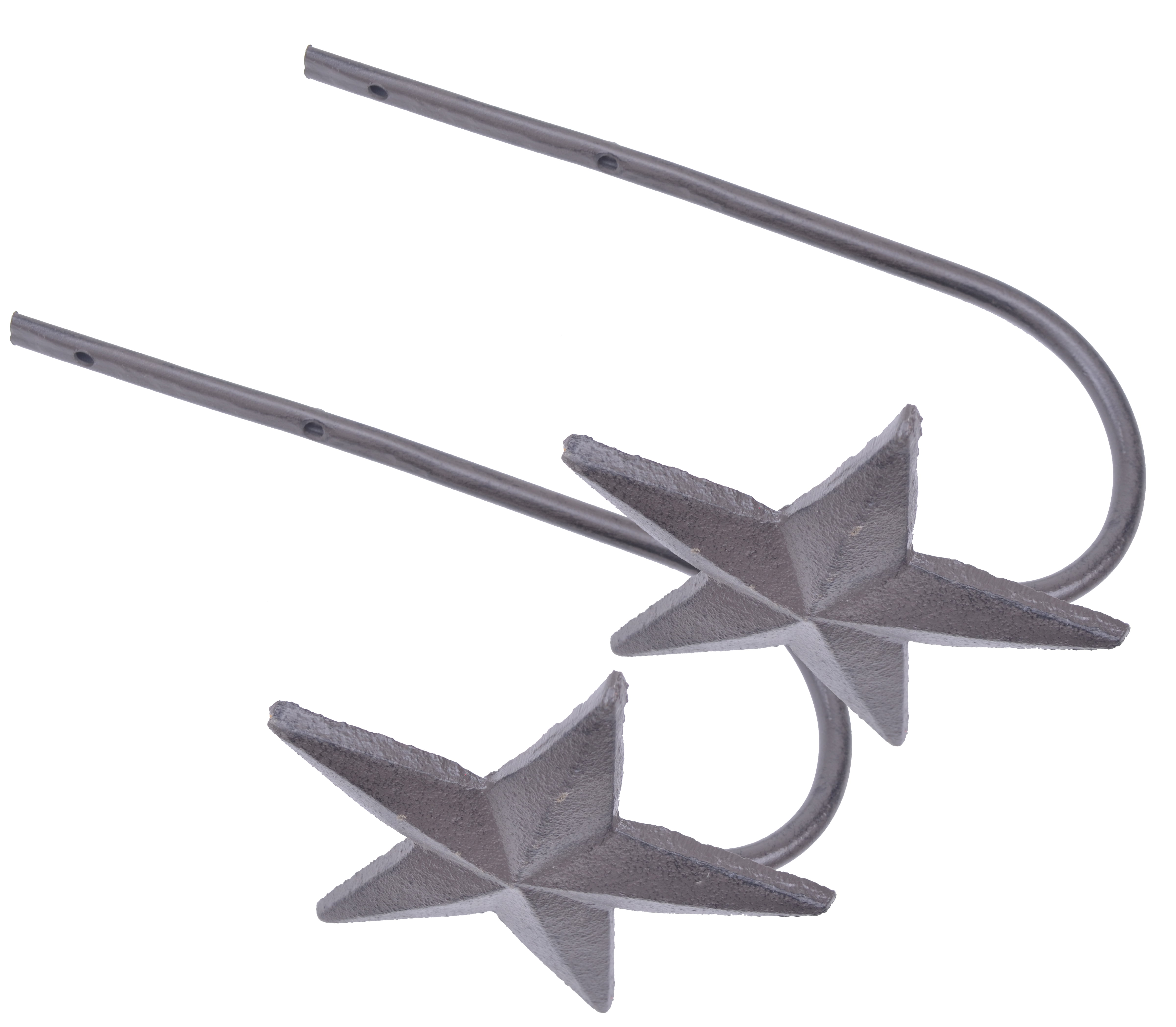 Metal Curtain Tie Backs Star Design Pair Of 2