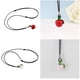 thumbnail image 5 of Collar con Colgante de Cristal para Mujer Accesorios Vintage para Essenza Rojo, 5 of 7