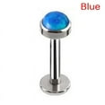 thumbnail image 6 of KEINXS Opal Crystal Body Piercing Lip Nose Stud Labret Ring Bar Club Jewelry 6-8mm, 6 of 8