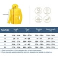 thumbnail image 5 of Little Donkey Andy Women's Full Zip Sun Protection Hoodie Jacket Long Sleeve Shirt Running Hiking Golf Water Repellent UPF50 Cyber Yellow XX-Large, 5 of 7