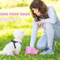 thumbnail image 3 of 3000 Count Dog Poop Bags Pet Waste Bags for Poop with 3 Dispensers for Home, Outdoor, Puppy Walking, and Travel, 12 x 8.6 Inch(Hot Pink), 3 of 9