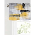 thumbnail image 6 of Valances for Windows Abstract Mottled Texture Rod Pocket Cafe Window Treatments Valance Curtains for Kitchen Bathroom Laundry Basement Windows 60"x18", 6 of 9