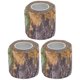 thumbnail image 1 of Uxcell 3 Rollos de Cinta Camuflaje 2IN x 14.76FT, Cinta Autoadhesiva Impermeable No Reflectante para Escalada al Aire Libre, Madera, 1 of 7