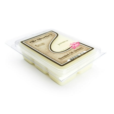 Scent Of A Flower - Pure Jasmine Wax Melts - 1 Highly Scented 3 Oz. Bar - Made With Essential & Natural Oils - Flower & Floral Air Freshener Cubes Collection