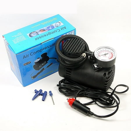 12V Mini pompe à Air métal voiture Auto Portable Mini Kit de compresseur d' air électrique pour vélo Minicar pneu gonfleur pompe 1 ensemble