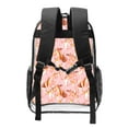 thumbnail image 2 of Sikiie Pink Cockatoo Birds Clear Backpack, Transparent Bookbag for School for Women Men, Capacity Clear Bag for College, Travel, 2 of 7