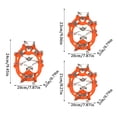 thumbnail image 3 of L Size Ice Traction Cleats Pack Of 2, Superior Grip Snow Shoe Covers With Stainless Steel Studs, Weather-Resistant Winter Footwear For Ice, Snow & Freezing Surfaces, Universal Fit, 3 of 4