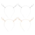 thumbnail image 1 of 4pcs Reno Cornamenta Navidad Broche de pelo Navidad Aro de pelo Antlers Tocado, 1 of 5