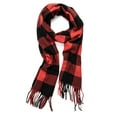 thumbnail image 3 of SAYFUT Scarfs for Women Men Plaid Winter Fashion Scarfs for Neck Blacket Warm Scarves Shawl Wrap with Tassel, 3 of 7