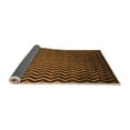 thumbnail image 2 of Ahgly Company Indoor Round Oriental Orange Industrial Area Rugs, 4' Round, 2 of 4