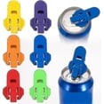 thumbnail image 1 of Easy Manual Can Opener, 6 Pcs Colorful Beer Can Opener Soda Beverage Can Protector, High Quality Plastic Protective Label Can Opener For Popular, 1 of 3