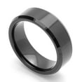 thumbnail image 2 of Men Women Tungsten Carbide Wedding Band Ring 8mm Comfort Fit Beveled Edges For Men & Women, 2 of 3