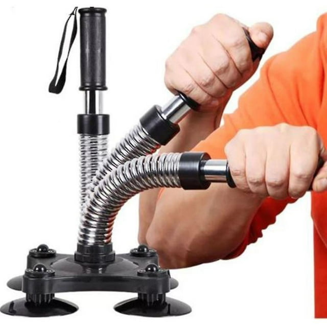 machine de Renforcement des Bras structure à Ressort Équipement de Renforcement des Poignets machine de Renforcement Professionnelle Ensemble de Préhension Exerciteur de Résistance Entraîneur de Résistance Électroplacage avant-Bras Usage Intensif (45-50LB)