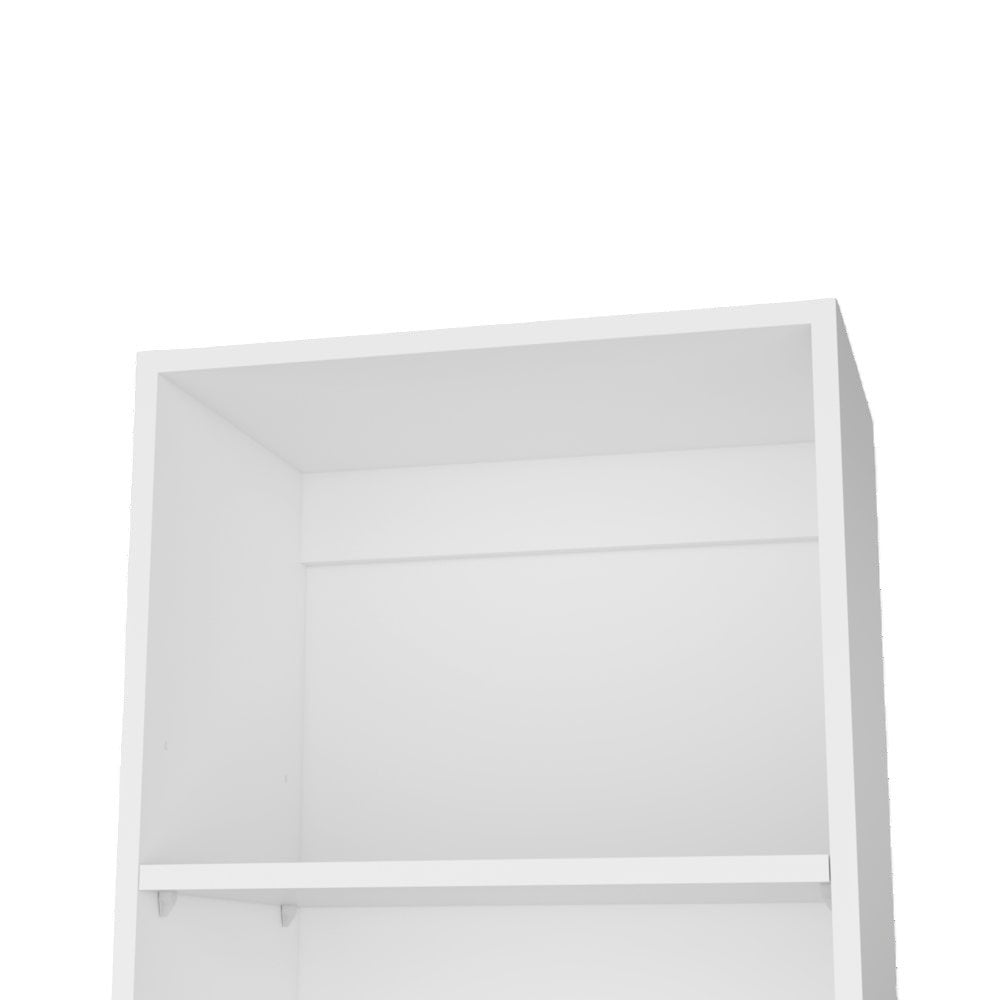 FM FURNITURE Sutton Engineered Wood Slim Bookcase in White