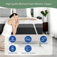 thumbnail image 2 of Extra Firm Mattress Topper Full, 3 Inch Memory Foam Mattress Topper Cooling Gel Bamboo Charcoal Bed Topper for Pain Relief, High Density Firm Mattress Pad with Removable Cover, 2 of 7