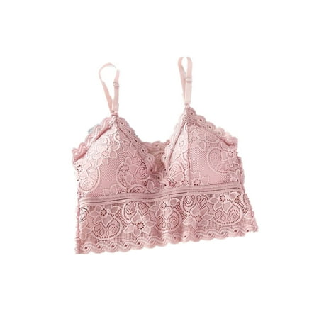 

Lace Short Beauty Back Strap Sexy Bottoming Vest Embroidery Floral Solid Color Camisole