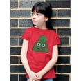 thumbnail image 2 of Lucky Clover - Emoji Poo Graphic Youth's T-shirt, 2 of 4