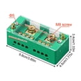 thumbnail image 6 of Electrical Wire Junction Box for Home Wiring, 2-in 8-out Cable Splitter Terminal Block, Multi-Port Wire Connector Box with 12 Outlets for Safe Electrical Connections K, 6 of 7