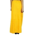 thumbnail image 3 of Bollywood Solid Petticoat Underskirt Indian Cotton Lining For Sari, 3 of 3