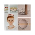 thumbnail image 3 of Concurso barroco Reina Boda nupcial Fiesta de graduación Tiara Corona Acceso al cabello, 3 of 4