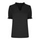 thumbnail image 4 of Fiudx Ofertas Flash Del Día Solo En Línea Mujer Casual Verano Sólido Manga Corta con Cuello En V Camiseta Suelta Blusa Tops, 4 of 6